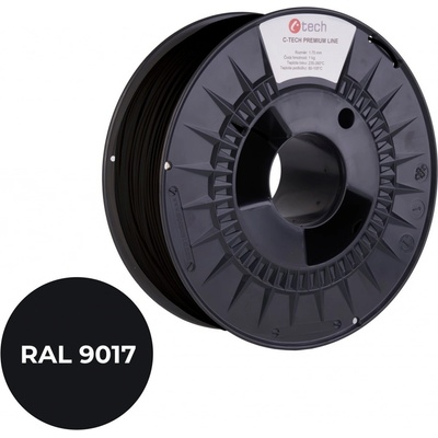 C-TECH ABS dopravní černá, RAL9017, 1,75mm, 1kg 3DF-P-ABS1.75-9017 – Hledejceny.cz