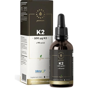 Aura Herbals Кости и стави - Витамин K2 (веган формула), 50 ml капки (613420 AH)