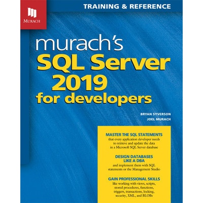 Murach's SQL Server 2019 for Developers Murach JoelPaperback