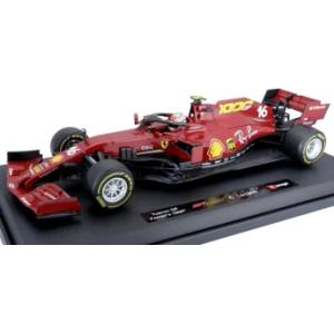BBurago Модели на автомобили и мотоциклети модел 1/18 Scuderia Ferrari Leclerc #16 Toscana GP 1000TH 2020 - (TRS2492-3935)
