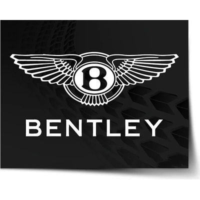 Sablio Plagát Logo Bentley Čierny - 90x60 cm