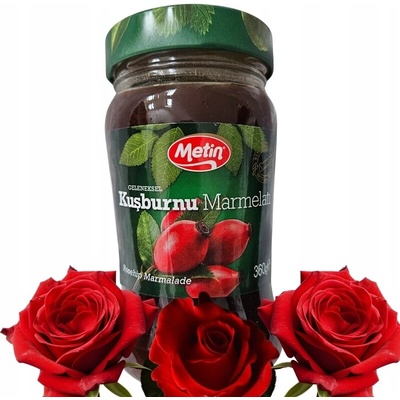 Metin Originálna turecká ružová marmeláda s obsahom 45% DIVOKEJ RUŽE 360 g