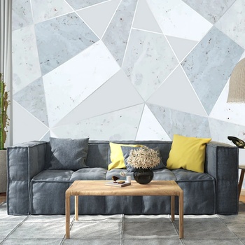 Image 1 of Art Gift Decor Фототапет - Геометричен мрамор