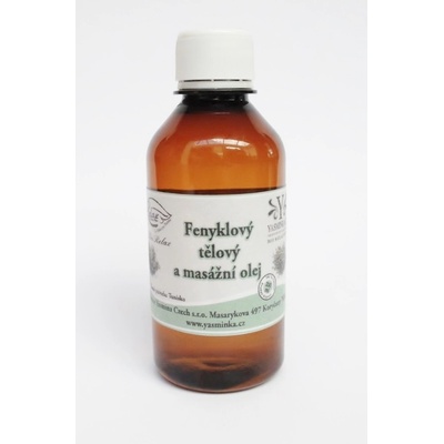 Yasminka fenyklový tělový a masážní olej 250 ml