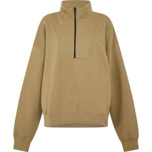 Fear of god essentials Women's 1/4 Zip Fleece - Oak
