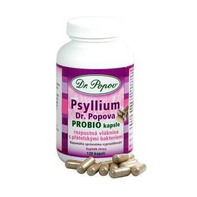DR. POPOV Psyllium PROBIO 120 kapslí
