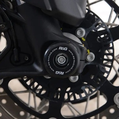Chrániče přední vidlice pro Moto Guzzi V85Tt a V100, černá - Černá | Zboží Auto