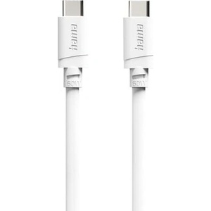 Hama Кабел usb-c - usb-c, 60w, 2 м, бял (hama-201809) - megamag