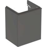 Geberit Smyle Square - Шкаф за умивалник, 49x41x62 см, 1 врата, панти отляво, лава 500.364. JK. 1 (500.364.JK.1)