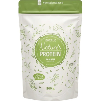 nutri + Протеинов прах Vegan Nature's - Banana