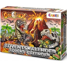 CRAZE Adventný kalendár Dinosaury výbuch sopky