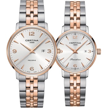 Certina Комплект часовници за двойки Certina DS Caimano C035.410. 22.037. 01-C035.210. 22.037. 01 (C035.410.22.037.01-C035.210.22.037.01)
