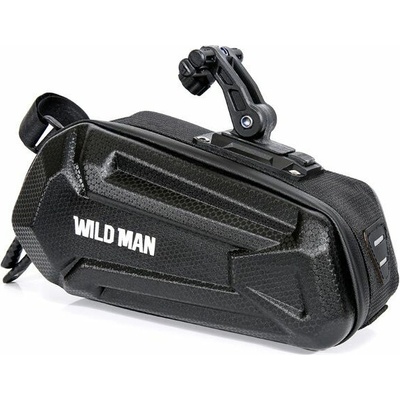 Držiak na bicykel Wildman Traveling Bag Under Bike Saddle With Zipper 1,2L Xt7 Black