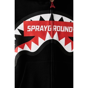 Sprayground суичър с цип и качулка мъжки от памук (SP785GBLK)
