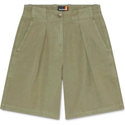 Timberland Дамски къси панталони Timberland Women's Cotton Linen Bermuda Shorts - Cassel Earth - размер 33 (US) (112-4434-0115)