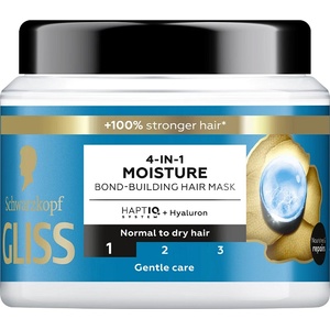Schwarzkopf Маска за коса Schwarzkopf Gliss Aqua Revive Hair Repair, Хидратираща, 4 в 1, За нормална към суха коса, 400 мл (726213)