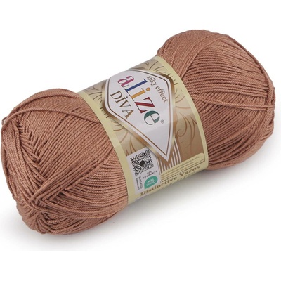 Pletací příze Alize Diva 100 g Varianta: 17 (261) hnědá světlá, Balení: 1 ks 55746/140783/276210
