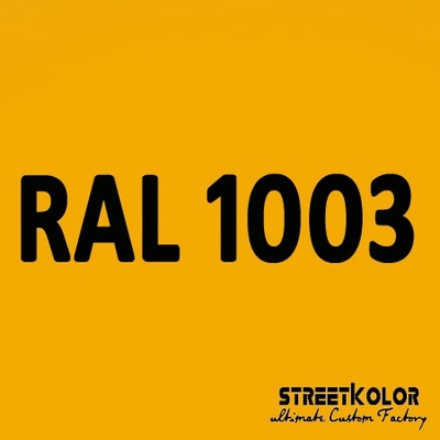 RAL 1003 uretánová auto farba lesklá alebo matná 1 liter + tužidlo + riedidlo