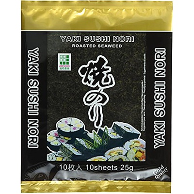 JHFOODS Yaki Sushi Nori Gold pražené mořské řasy 25 g