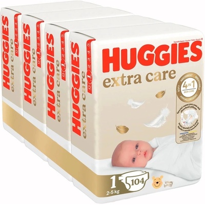 HUGGIES Extra Care 1 104 ks