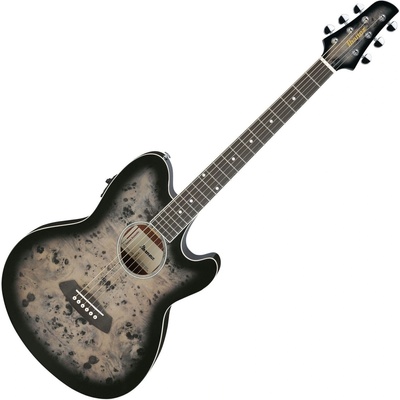 Ibanez TCY10PA-BKB Transparent Brown Black Burst Електро-акустична китара Джъмбо