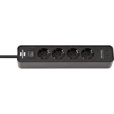 brennenstuhl 4 Plug + 2 USB 1,5 m (1153240106)