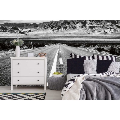 DIMEX ART Самозалепваща се флизелинова фототапета дълга пустинна магистрала 375 x 250 см