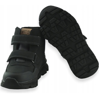 American Club zateplené měkké chlapecké boty nad kotník XD141/24 černé