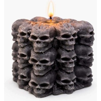 Svíčkománie3D Hřbitov lebek 160 g černá