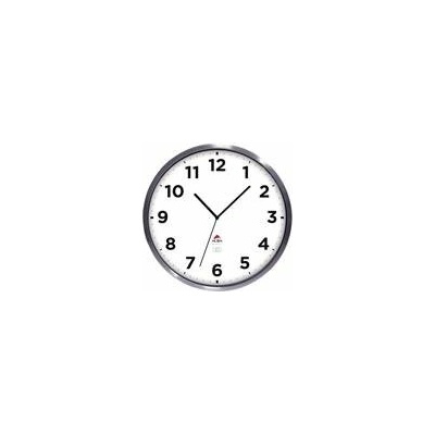 Nástenné hodiny, exteriérové, 35,5 cm, ALBA Horextra, strieborné