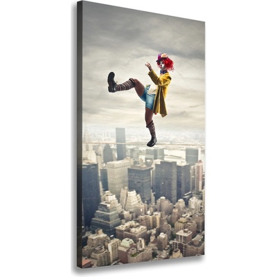 Vertikálny foto obraz na plátne Šašo na lane 50x100 cm