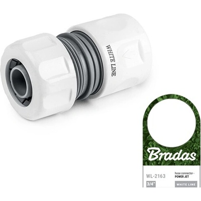 BRADAS Rýchlospojka POWER JET WHITE LINE 3/4"