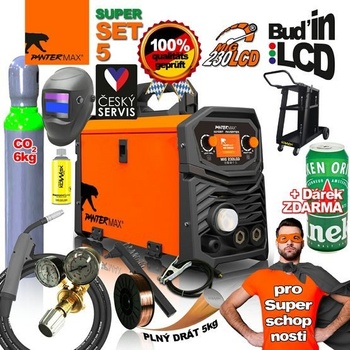 Pantermax MIG/MAG230LCD včetně hořáku SET 5 + kukla expert PMMIG230LCD