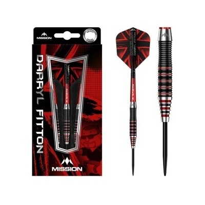 MISSION STEEL DARRYL FITTON - BLACK & RED