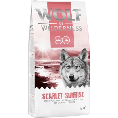 Wolf of Wilderness "Scarlet Sunrise" losos a tuniak bez obilnín 2 x 12 kg