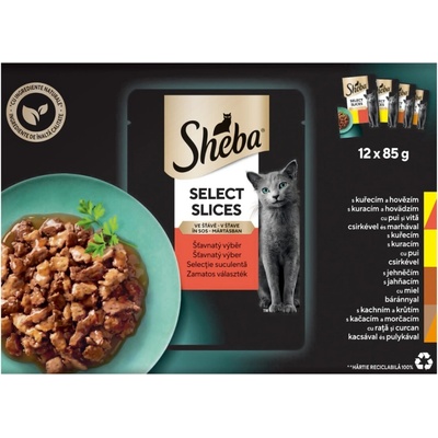 Sheba kapsa Select Slices šťavnatý výběr 12 x 85 g