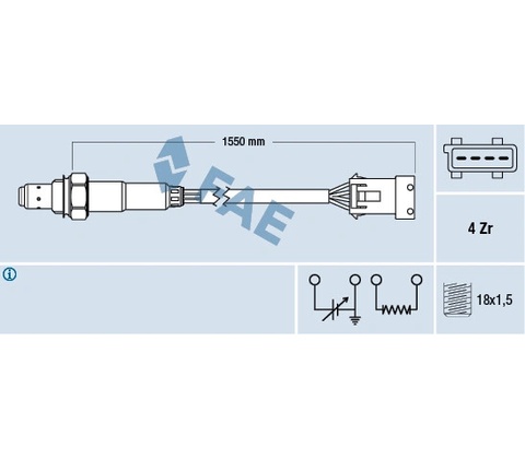 Lambda sonda FAE 77167