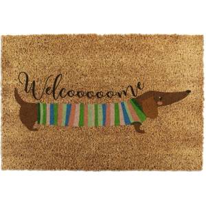 Artsy Mats Изтривалка от кокосови влакна 40x60 cm Welcome Sausage Dog - Artsy Doormats (6040W-WELCOMESAUSAGE)