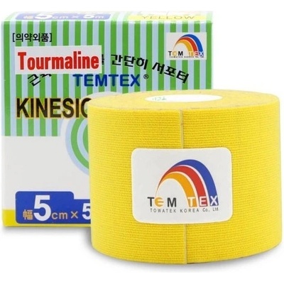 Temtex Tourmaline tejpovací páska žlutá 5cm x 5m