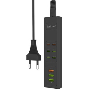 Earldom 6 Plug + 3 USB 1 m (ES-SC24)