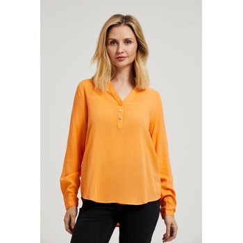 Moodo Риза с V-образно деколте с копчета оранжева Moodo Moodo | Oranzhev | ЖЕНИ | 38
