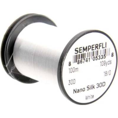 Semperfli Nit Nano Silk 30D 18/0 White