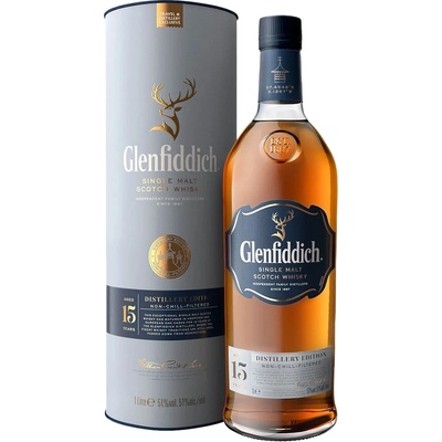 Glenfiddich 15y Distillery Edition Cask Strength 51% 1 l (tuba)