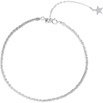 Silenti Jewelry Сребърна гривна за крак "Вълнение