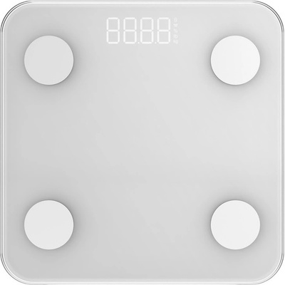 Xmart Смарт кантар Xmart FG2317WB, капацитет до 150kg, Bluetooth, BIA сензор, прозрачен (FG2317WB)