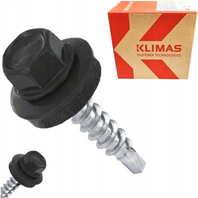 Farmářský šroub Wkręt-Met 4,8x35 mm antracitová RAL 7016 250 ks