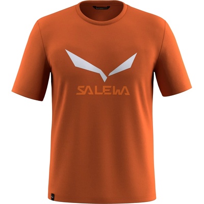 Salewa Мъжка спортна тениска Salewa Solidlogo Dry T-Shirt Sport shirt - Bombay Brown - размер 54 (216-2734-0916)