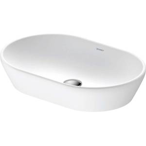 Duravit D-Neo - Мивка за плот, 60x40 см, без преливник, без отвор за смесител, матово бяла 2372603270 (2372603270)