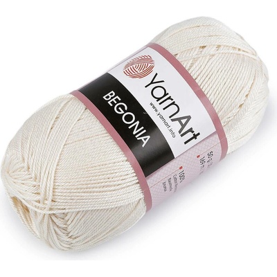 Bavlněná pletací příze Begonia 50 g Varianta: 26 (6194) béžová světlá, Balení: 1 ks 47175/108501/279896