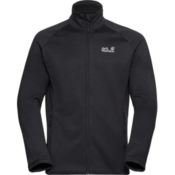 Jack Wolfskin Мъжко поларено яке Jack Wolfskin Peak District Fullzip Fleece jacket - Black (005-7010-0113)